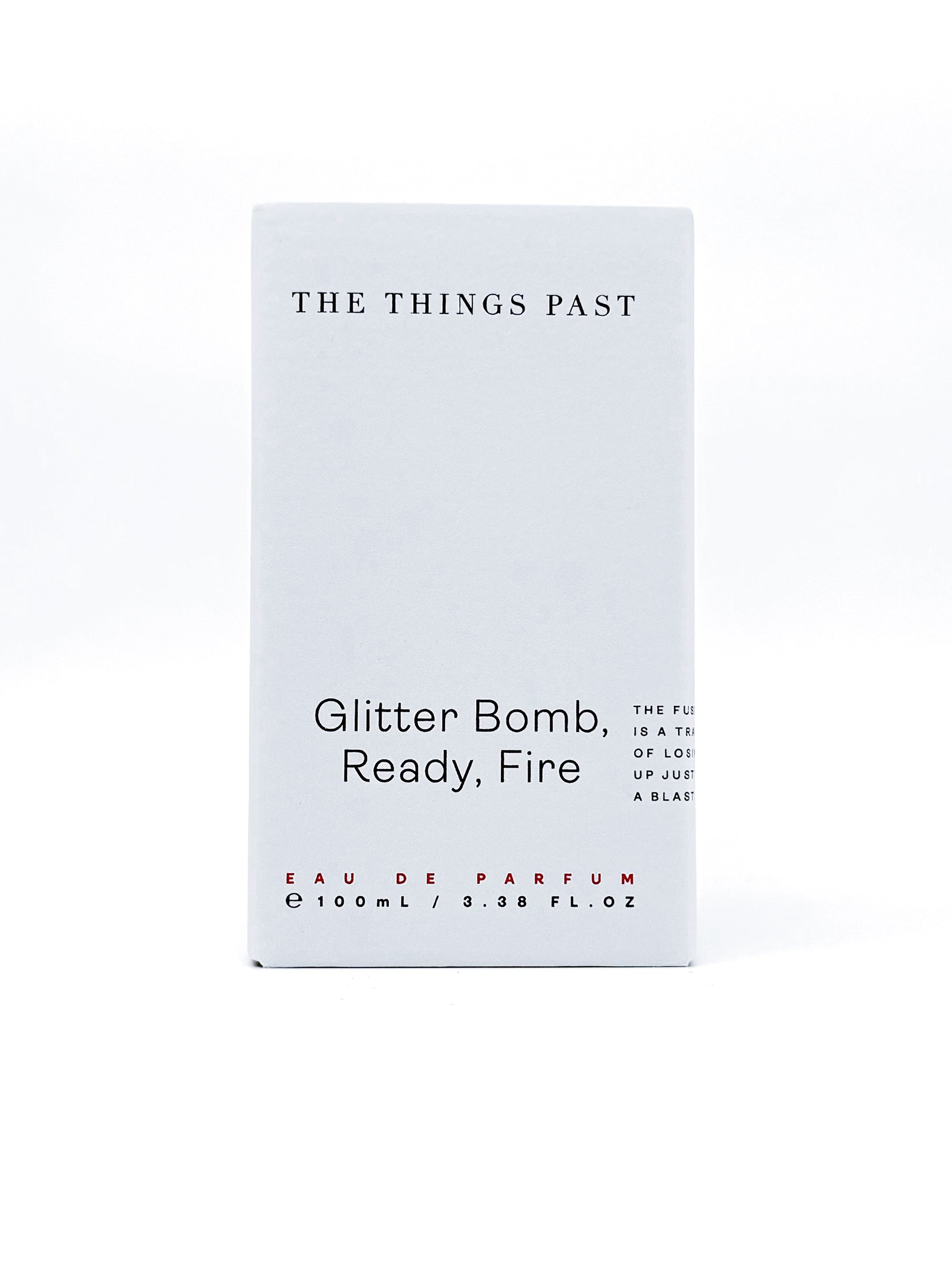 GLITTER BOMB, READY, FIRE